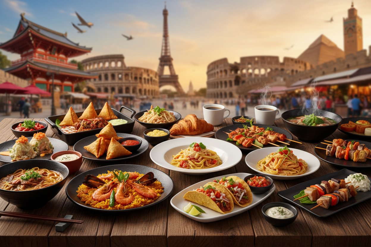 Najlepsze podróże kulinarne — 10 krajów, które warto odwiedzić dla jedzenia