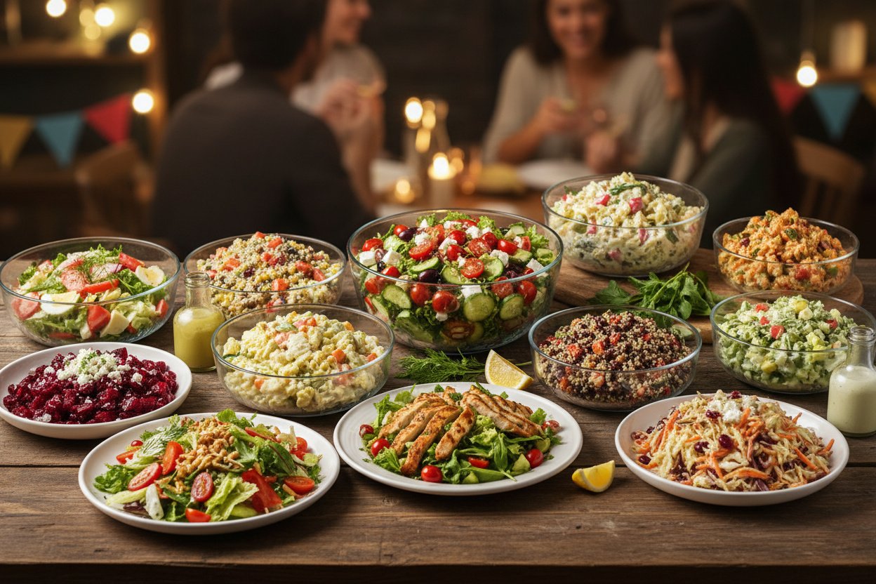 Sałatki na imprezę — 8 sprawdzonych przepisów na każdą okazję