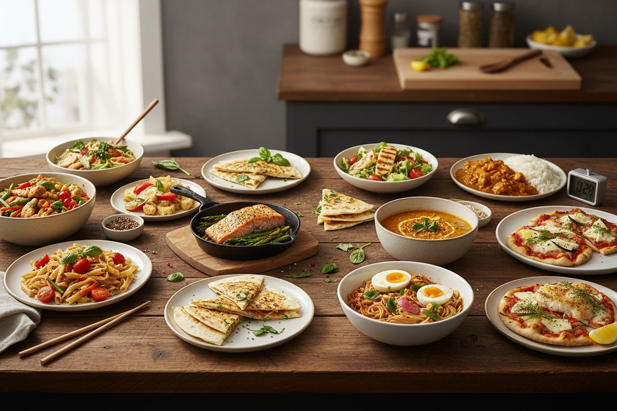 Szybki obiad na co dzień — 10 przepisów gotowych w 30 minut